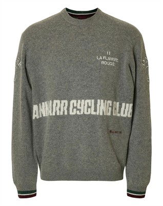 ANRRagi Bike Club Knit Crew Strik - Grey Melange